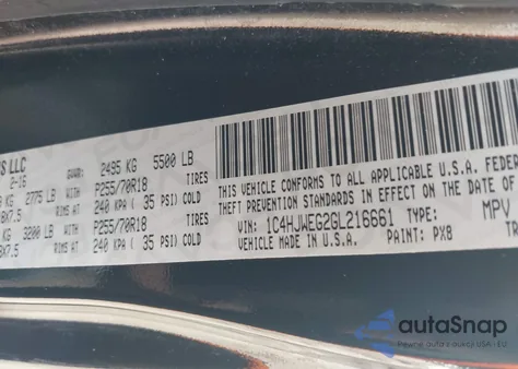 2016 Jeep Wrangler Unlimited Sahara from USA, damaged, VIN 1C4HJWEG2GL216661